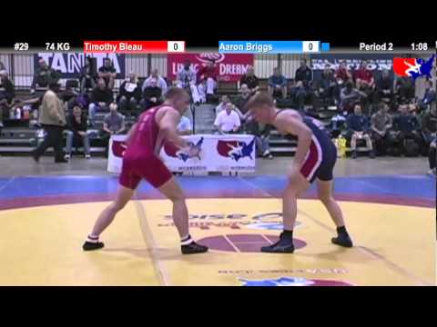 2011 U.S. Open FRI GR 74 KG: Timothy Bleau vs. Aaron Briggs Champ. Round 2