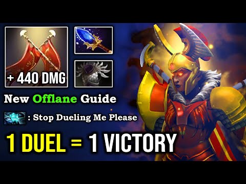 EPIC +440 DUEL DAMAGE Imba Offlane LC 100% Counter Jugger & Storm Like a Boss with Solo Duel Aghanim