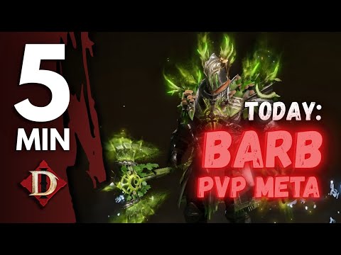 NEW PVP BARBARIAN - 3 Builds in 5 Minutes - Low Mid High Resonance & New Essences in Diablo Immortal
