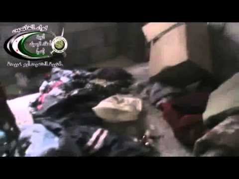 الاستعداد لاقتحام كتيبة الشهيد أبو عبيدة عدد من الأبنية في شارع فلسطين في مخيم اليرموك في مدينة دمشق