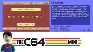 The C64 MINI Games - Ranarama