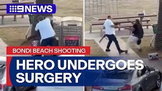 Download lagu Hero who disarmed gunman in Bondi Beach undergoes surgery | 9 News Australia mp3 Download lagu Hero who disarmed gunman in Bondi Beach undergoes surgery | 9 News Australia mp3