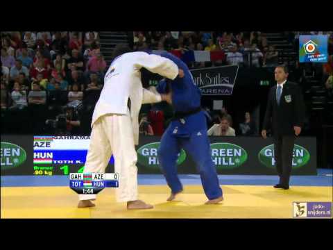 Judo 2014 European Championships Montpellier: Gahramanov (AZE) - Toth (HUN) [-90kg] bronze