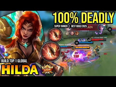 HILDA BEST BUILD 2025 | BUILD TOP 1 GLOBAL HILDA GAMEPLAY | MOBILE LEGENDS✓