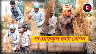 কাটা মেশিন দিয়ে খুব সুন্দর ধান ঝরে ইতিমধ্যে সবাই অবাক 🤷🤷