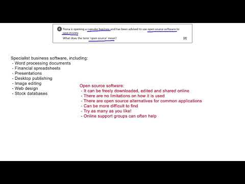 Ethical, Legal, Cultural and Environmental Concerns: Open Source Software -OCR GCSE Computer Science