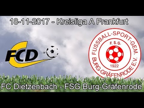 Spielszenen FC Dietzenbach vs  FSG Burg Gräfenrode