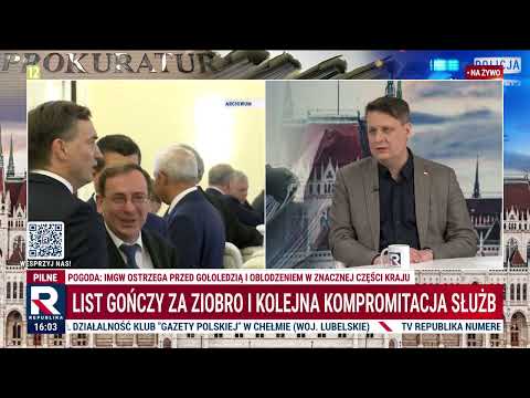 LIST GOŃCZY za Ziobro to FARSA! Obywatel dostanie MANDAT za pomoc Policji?! | Republika Dzień