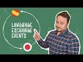 ask benny how do language exchange events work