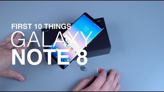 Galaxy Note 8: First 10 Things to Do!