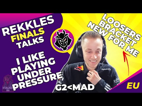 G2 Rekkles Talks - I Like Playing Under Pressure! 🚀 Had A Nightmare About Us Losing! 🥵 G2 Worse MAD