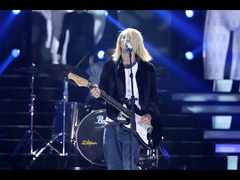 Canco Rodríguez imita a Kurt Cobain de Nirvana - Tu Cara Me Suena