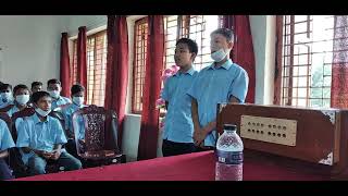 শিশু পরিবারের নিবাসী কর্তৃক সংগীত পরিবেশন