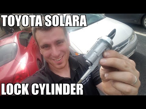 Ignition Lock Cylinder 98-03 Toyota Solara Replacement "How to"