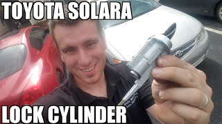 Ignition Lock Cylinder 98-03 Toyota Solara Replacement "How to"