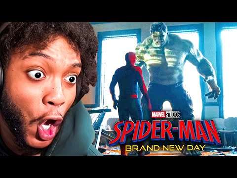 THE NEW SPIDERMAN TRAILER GOT ME HYPED!!🔥
