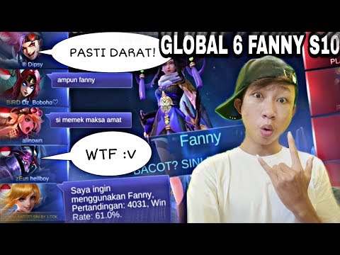 4000 MATCH FANNY, TOP GLOBAL 6 FANNY SEASON 10! AUTO GESEK!