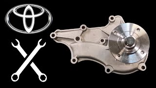 TOYOTA WATER PUMP - 22R Series Engine - Complete DIY Diagnose Remove & Replace 22R 22RE 22RET 4x4