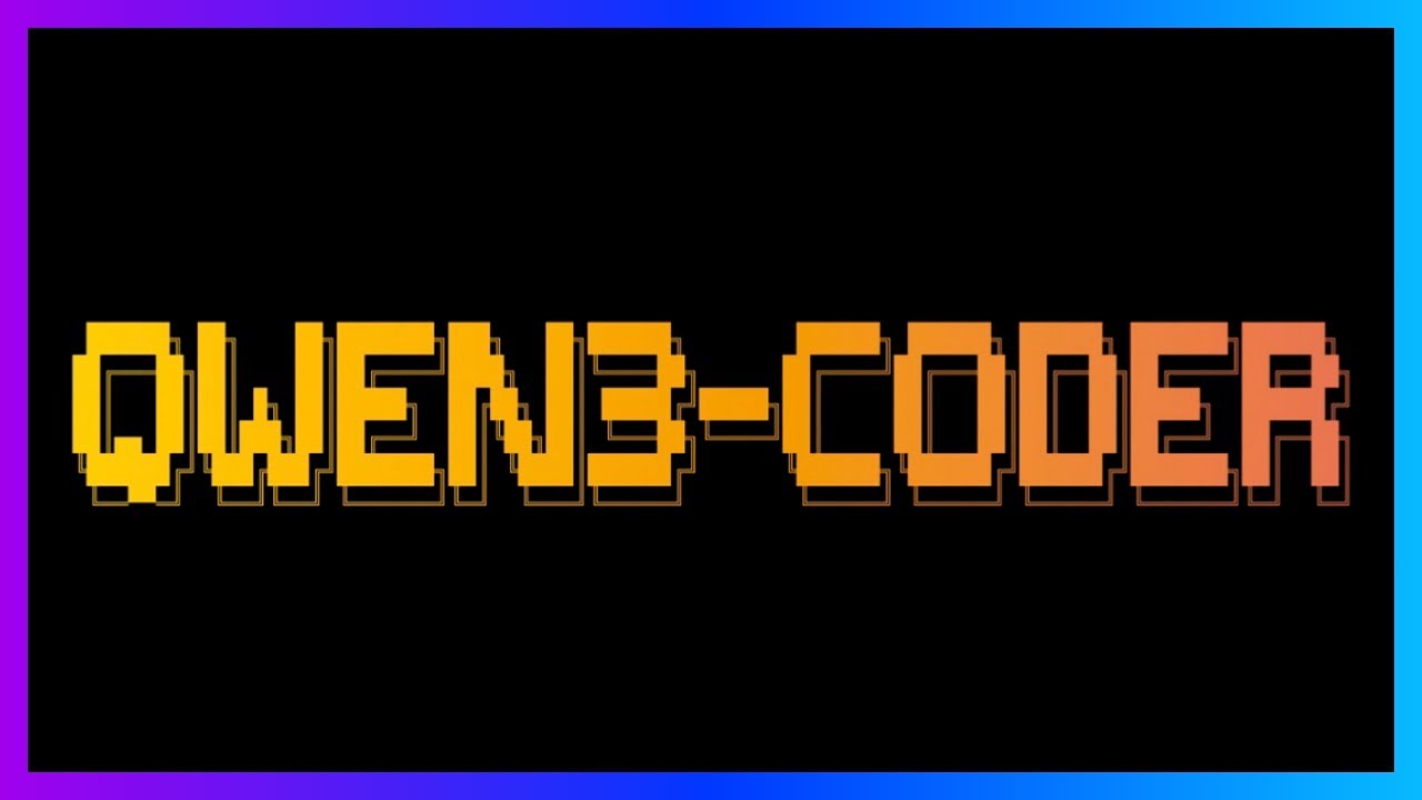Qwen 3 Coder in 6 Minutes