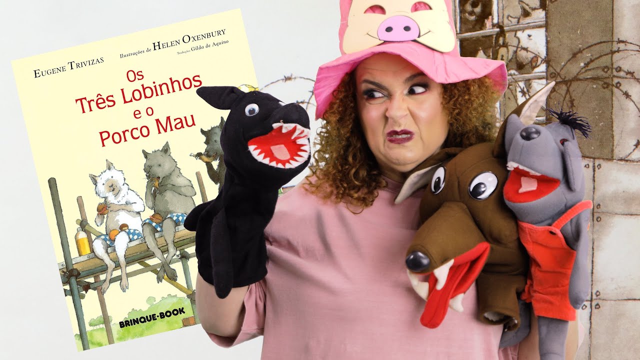 Os três lobinhos e o porco mau