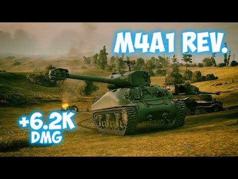 M4A1 Rev. - 7 Frags 6.2K Damage - Old but holds on! - World Of Tanks