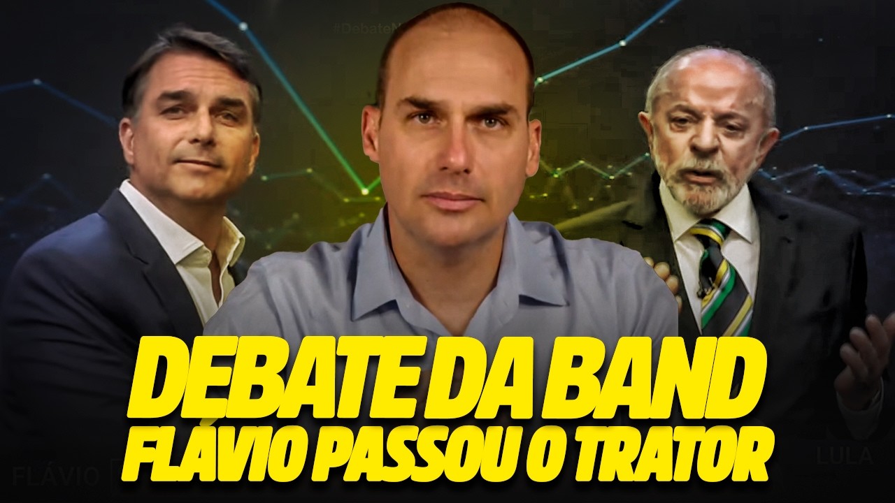 Analise do debate na Band: Flávio Bolsonaro vs Lula