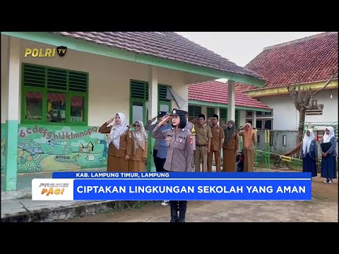 POLRES LAMPUNG TIMUR GELAR POLICE GOES TO SCHOOL CEGAH HOAKS DAN PERUNDUNGAN