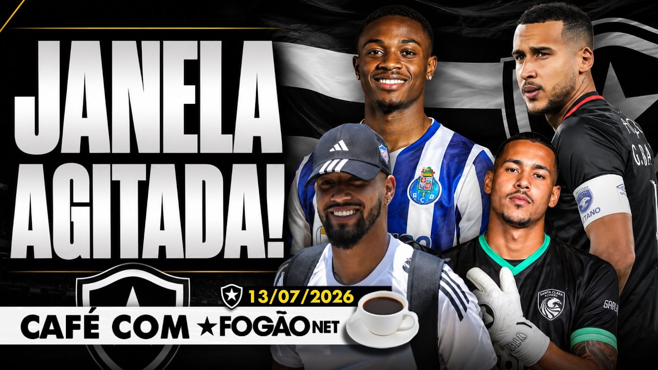 LIVE Café com FogãoNET | Botafogo avança por Paulinho; reforços já treinam no CT Lonier