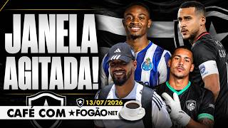 CAFÉ COM FOGÃONET: BOTAFOGO AVANÇA POR PAULINHO | REFORÇOS JÁ TREINAM NO LONIER