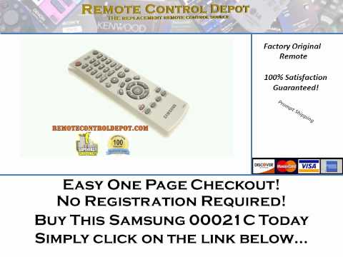 Click for Huge Savings on the Samsung    00021C Remote Control