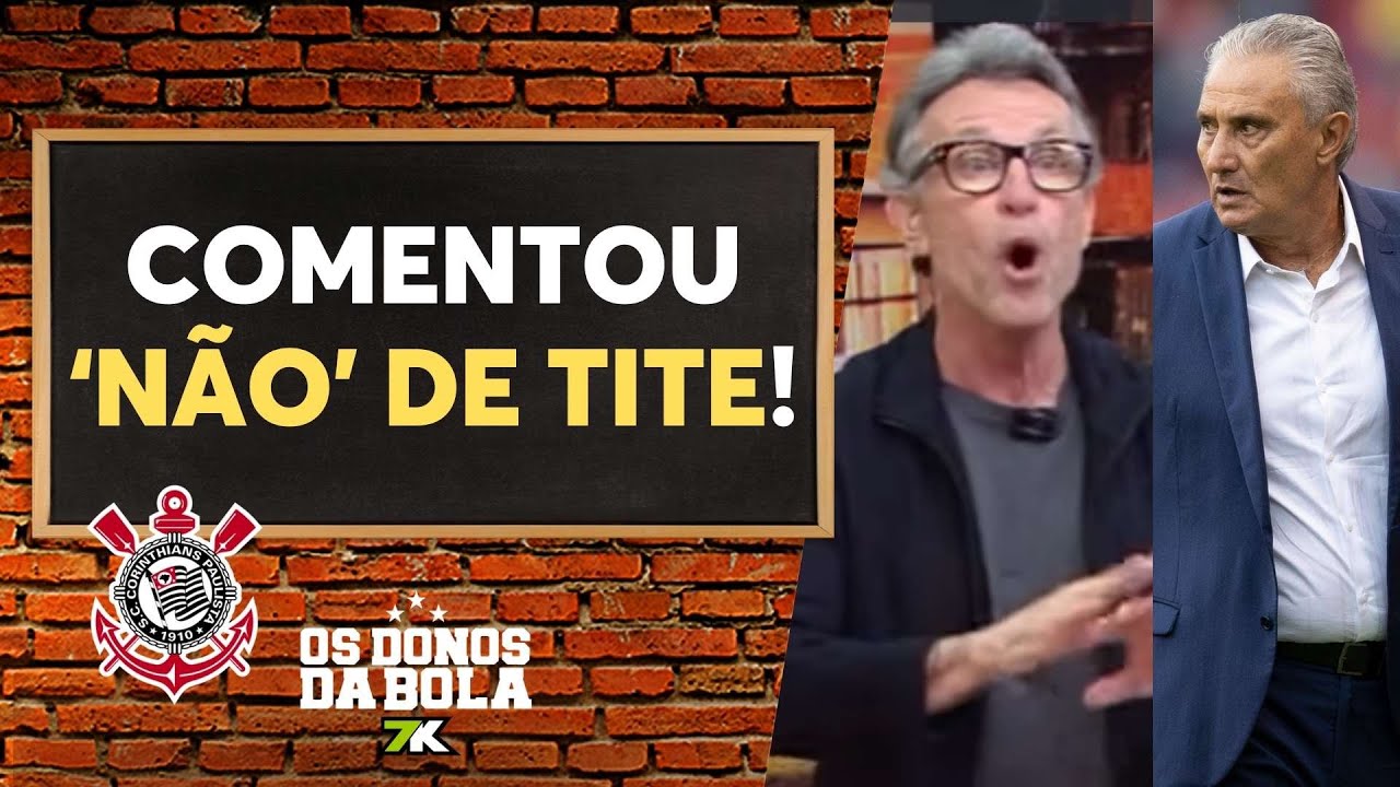 Neto deseja melhoras a Tite após recusa ao Corinthians e cita Carille