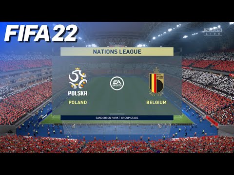 FIFA 22 - Poland vs. Belgium | Nations League
