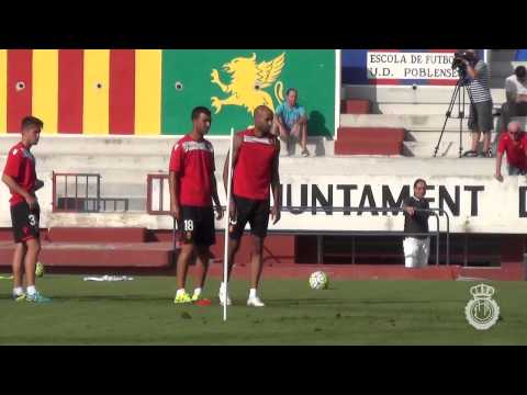 Entreno del Real Mallorca en Sa Pobla