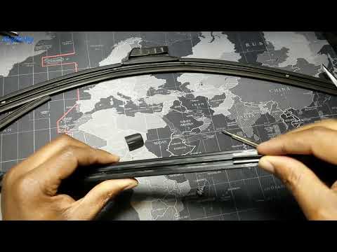 How to replace Bosch Aerotwin rubber wiper blades with €3 refills. Meriva B before & after results.