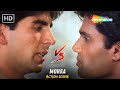 Action Packed FIGHT Scenes Akshay Kumar VS Sunil Shetty Mohra Raveena Tandon HD