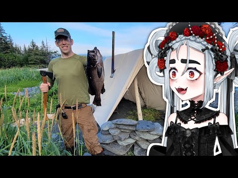 HOW DID HE SURVIVE? 4 Days Alone in Alaska - Bushcraft Camping & Foraging Food