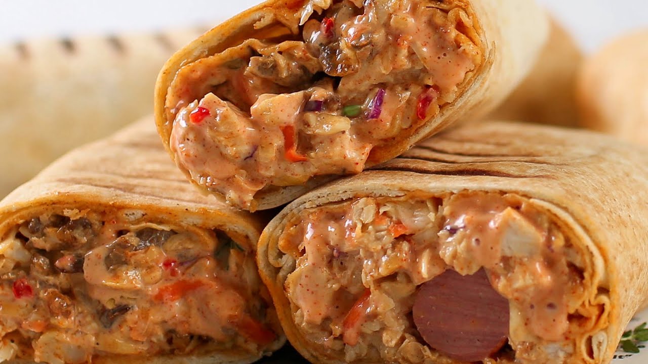 Nigerian Chicken Shawarma