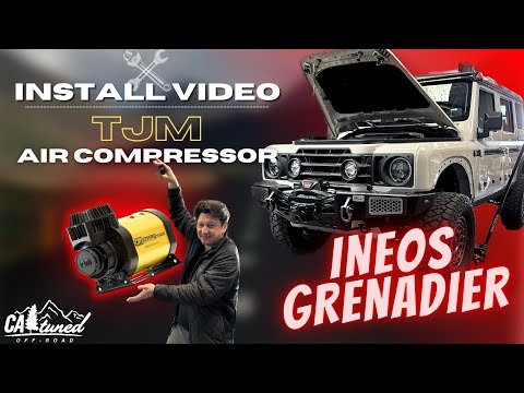 CAtuned Off-Road Custom Grenadier TJM Air Compressor and Bracket
