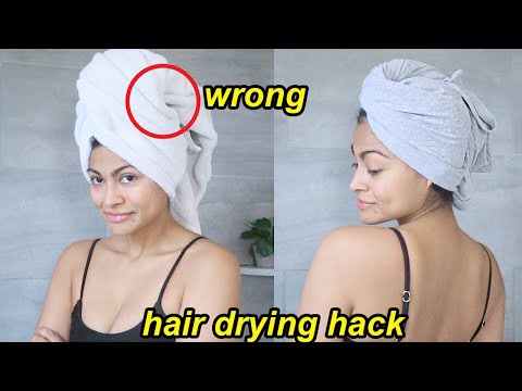 3 EASY WAYS TO WRAP HAIR WITH A T- SHIRT | Hair washing hacks everyone should know