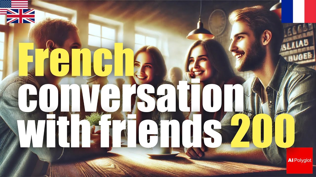French conversation with friends 200 | Passive listening | with hiragana episode artwork