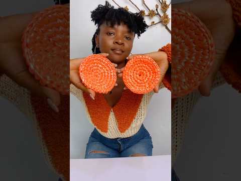 Part of a video titled Here is the trick to working with metallic yarn, let me ... - YouTube