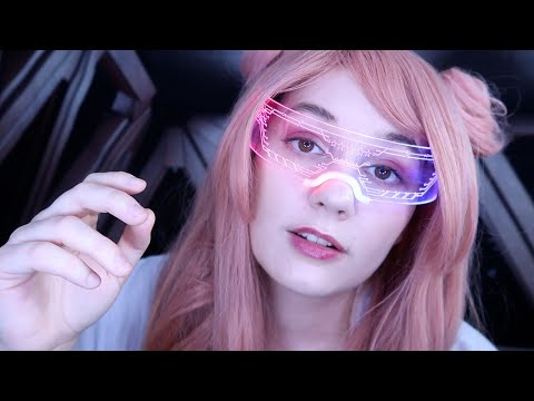 ASMR💤FALL ASLEEP IN THE DREAM POD💤SCIFI ROLEPLAY💤USELESS QUESTIONS, BREATHING, TYPING, SPACE NOISE