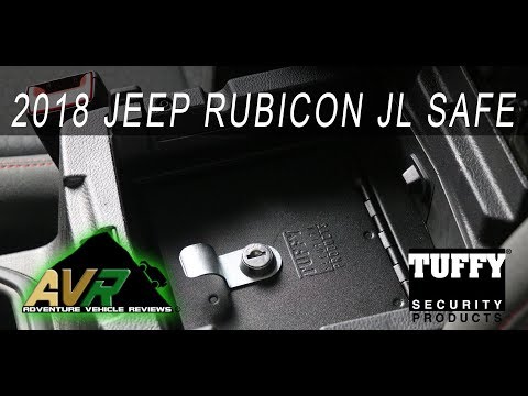 2018 Jeep Wrangler JL locking safe - Tuffy lock box