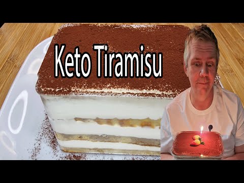 Keto Tiramisu | Low-Carb Tiramisu Recipe | Sugar-Free Mascarpone | ITALIAN Low Carb Recipe
