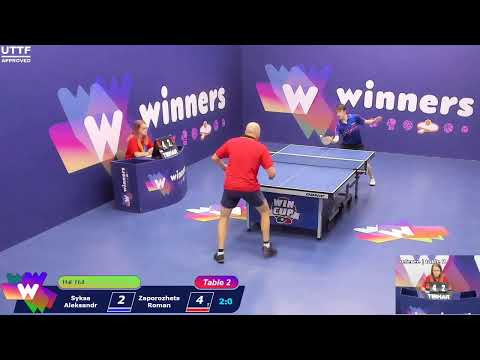 WINners CUP table 2  10.10 Syksa Aleksandr - Zaporozhets Roman  16:30