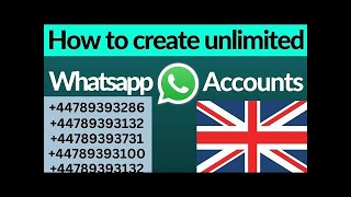 Free UK Number for WhatsApp (2024) | How to Get Free UK Number For WhatsApp