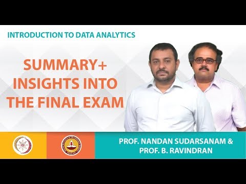 Summary+ Insights into the Final Exam Video Lecture - What is Data ...