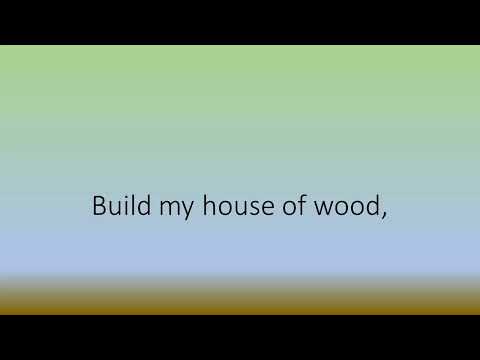 My House. ABRSM Grade 3 Singing. C6. Melody for slow practice.