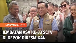 Download lagu Jembatan Asa SCTV yang ke-33 Dibangun di Pasir Gunung Selatan, Depok | Liputan 6 mp3