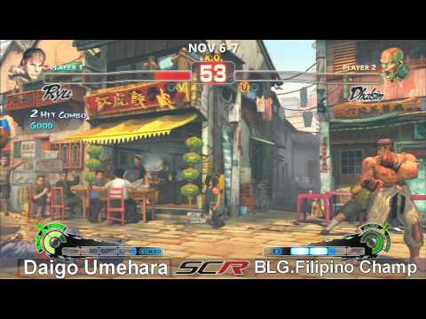 Socal Regionals 2010 - SSF4 Top 8 - Winners - BLG.Filipino Champ  vs Daigo Umehara